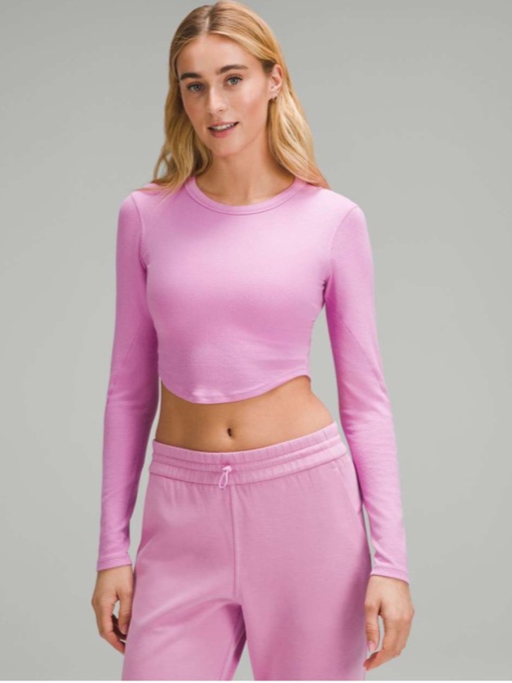 lululemon athletica Hold Tight Cropped - Dahlia Pink size 6